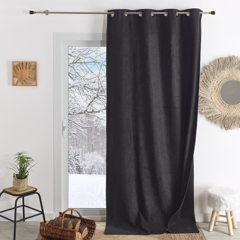 Rideau KONFOR Noir 140x260