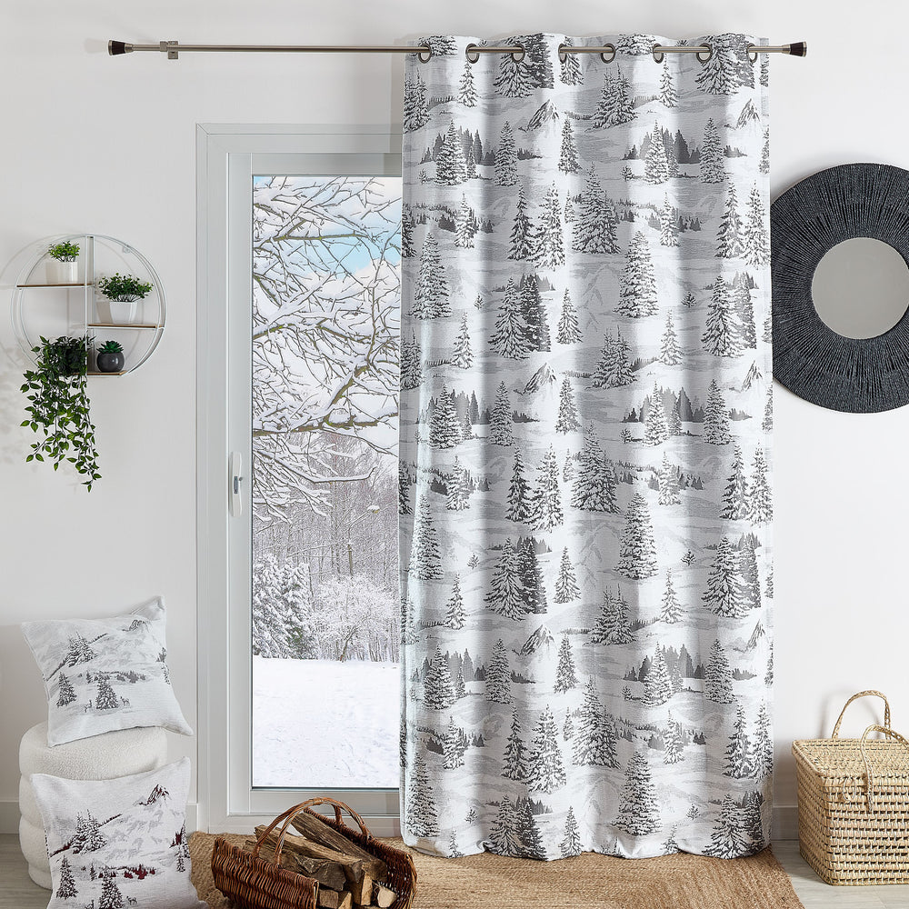 Rideau Neve Gris 140x260