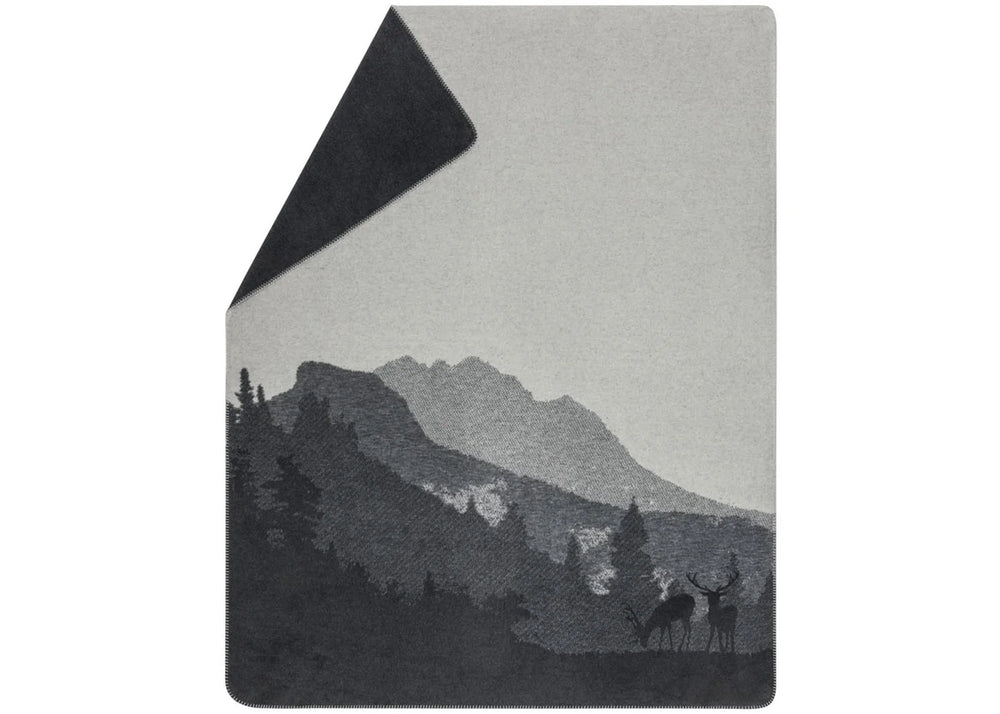 Plaid SAVONA 200x150 cm Paysage couple de cerfs