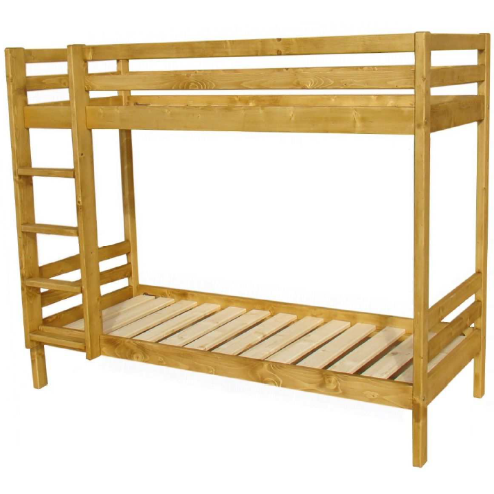 Lits superposés 80x190cm échelle à gauche