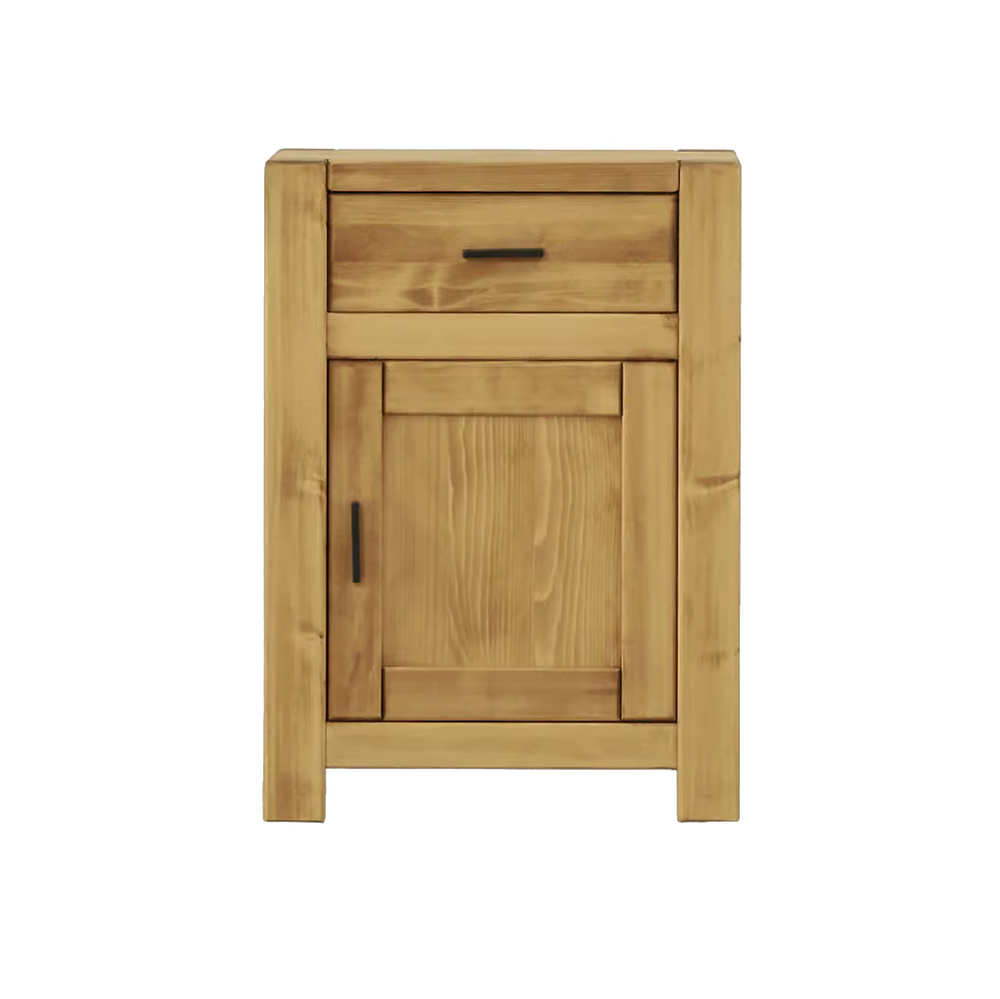 Confiturier Dibona une porte un tiroir en bois massif