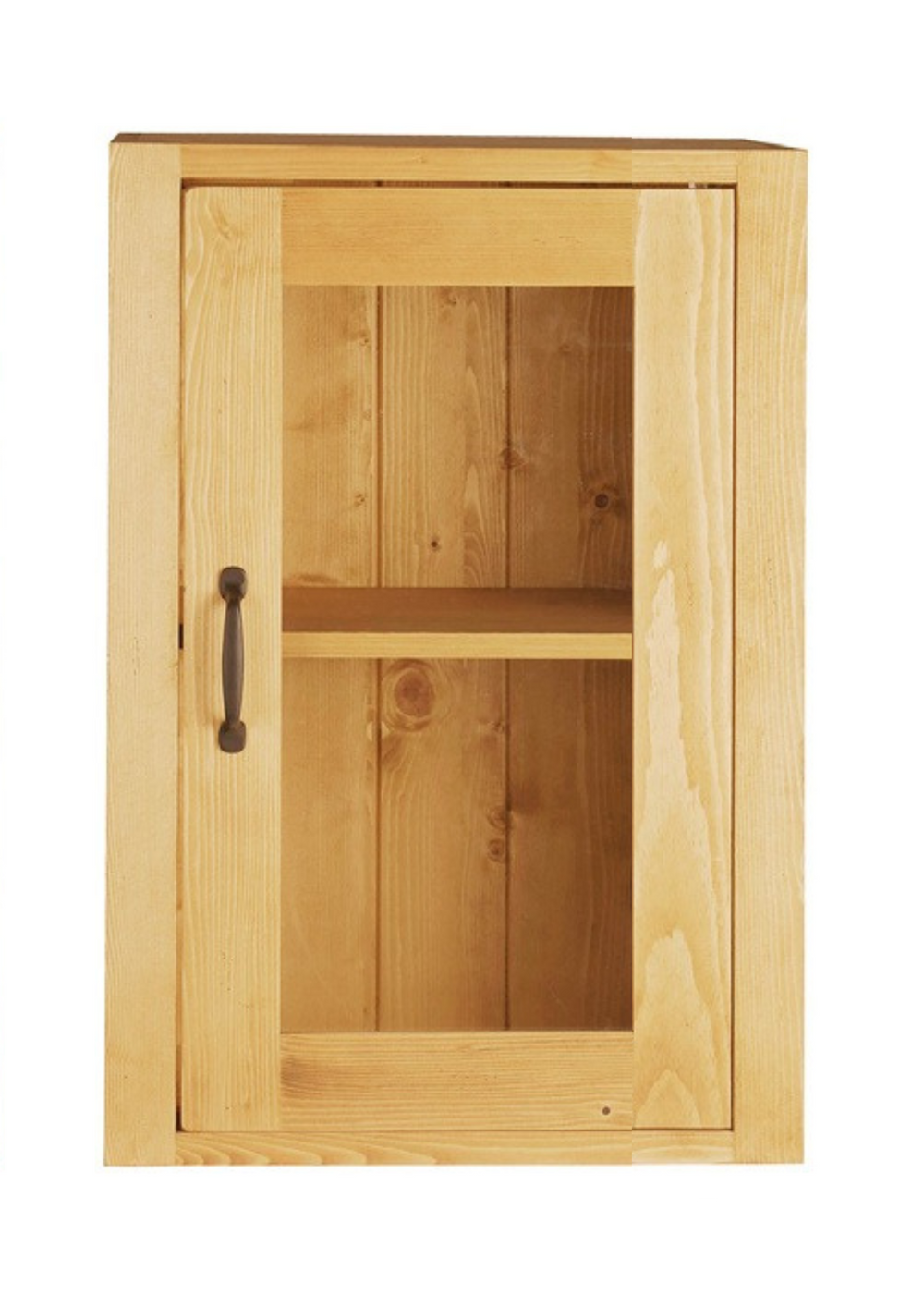 Meuble haut 1 porte vitrée 60cm ouverture droite ARAVIS