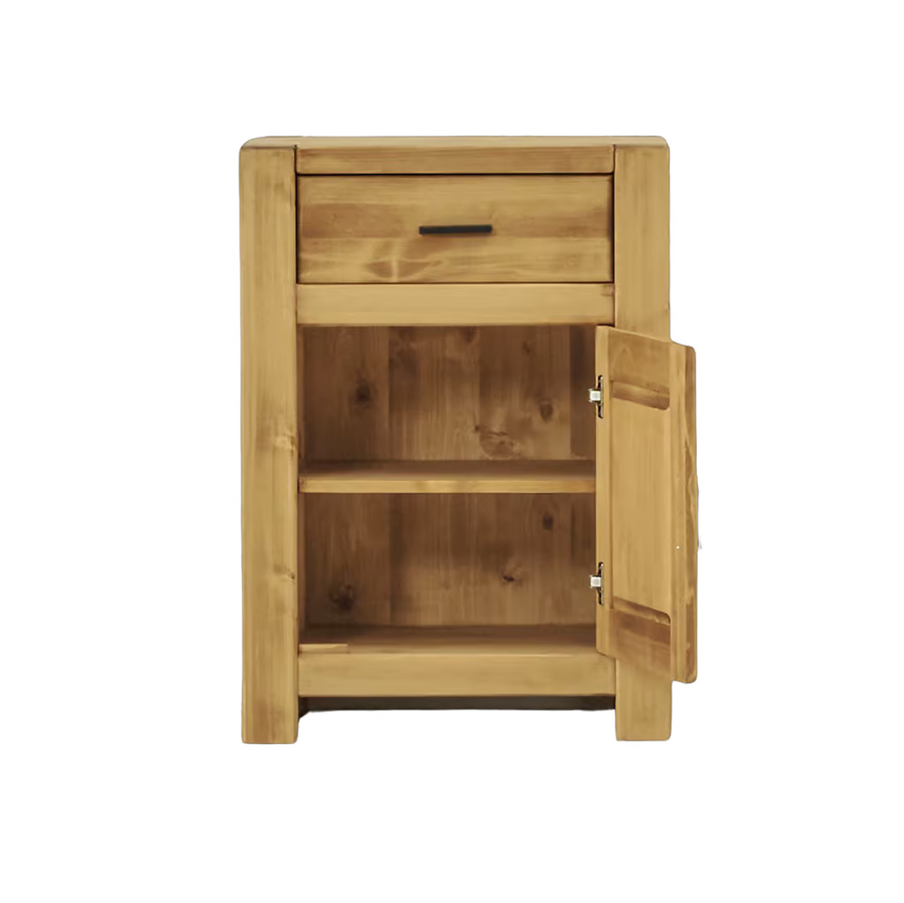 Confiturier Dibona une porte un tiroir en bois massif