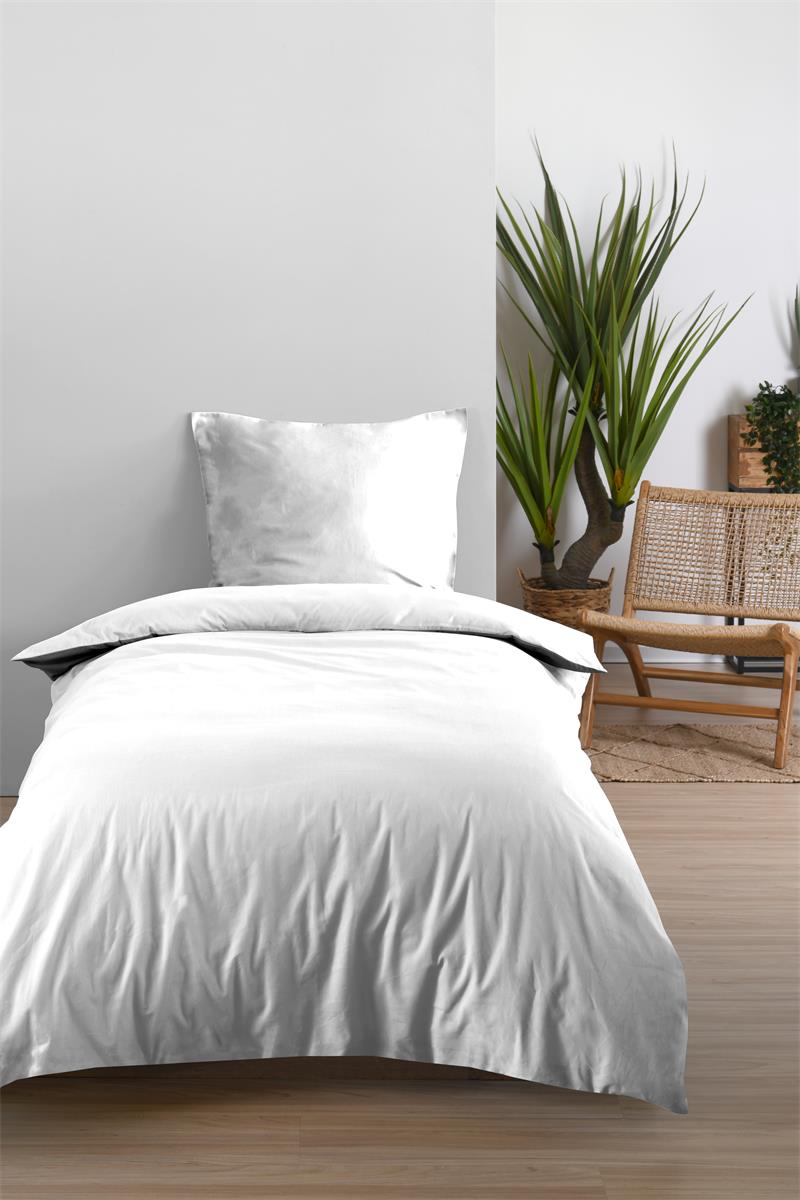 Housse de couette 140 x 200 cm Blanc