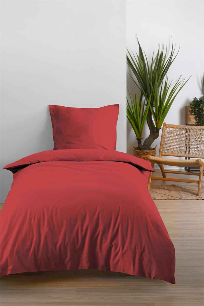 Housse de couette 140 x 200 cm Rouge