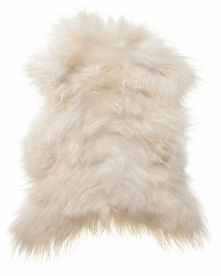 Peau de mouton blanche