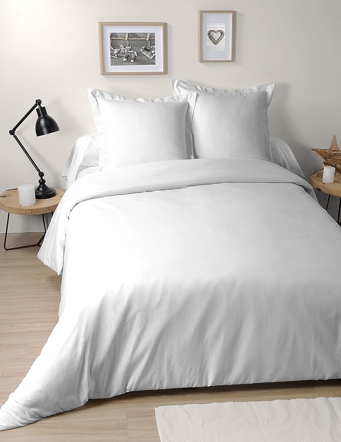 Housse de couette 240 x 220 cm Blanc