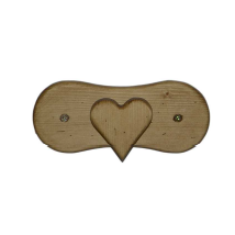 Patère coeur 1 tête