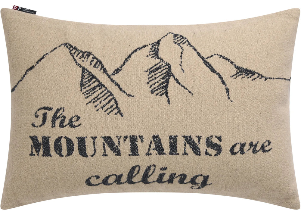 Coussin The mountains are calling 40x60cm