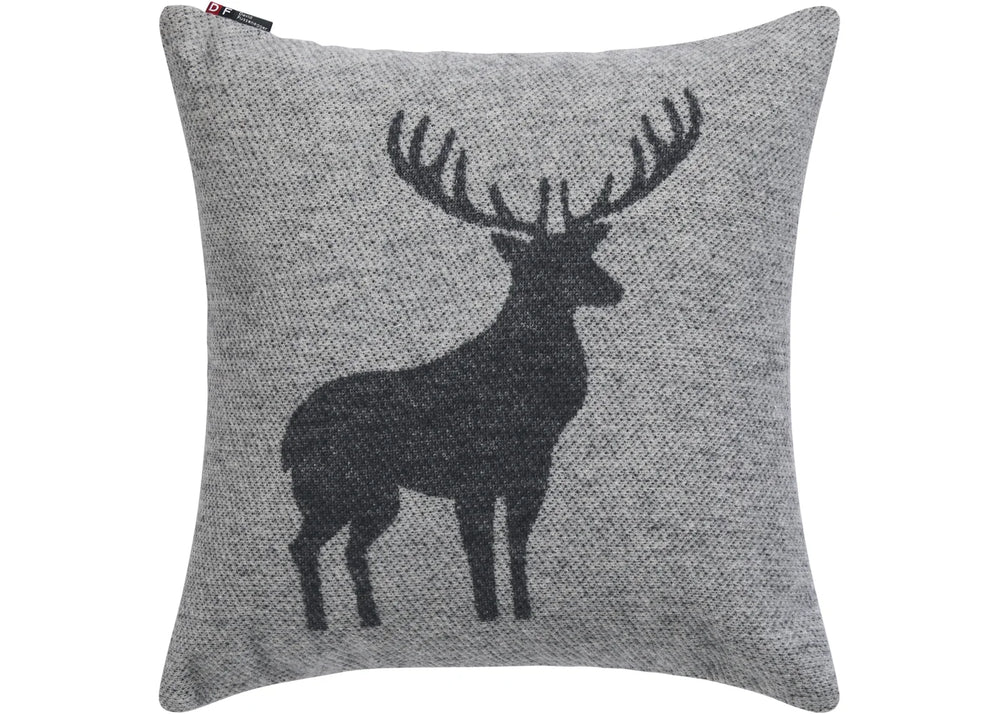 Coussin déhoussable 50x50cm SILVRETTA Cerf