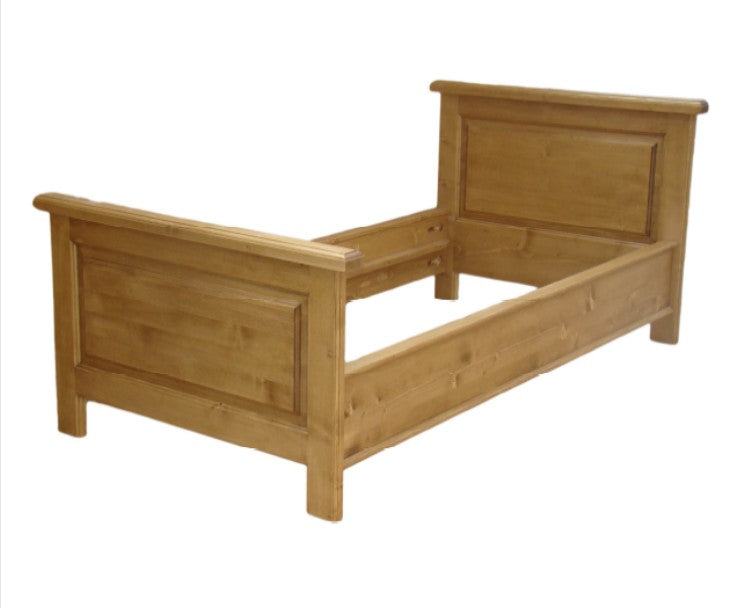 Lit simple épicéa massif 90 x 190 cm Aravis