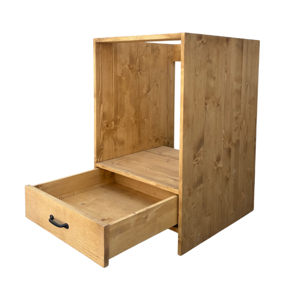 Meuble bas four ARAVIS 60 cm 1 tiroir de rangement bois massif