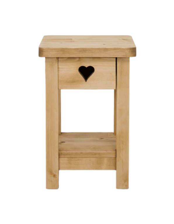 Table de chevet pin massif et coeur Terroir