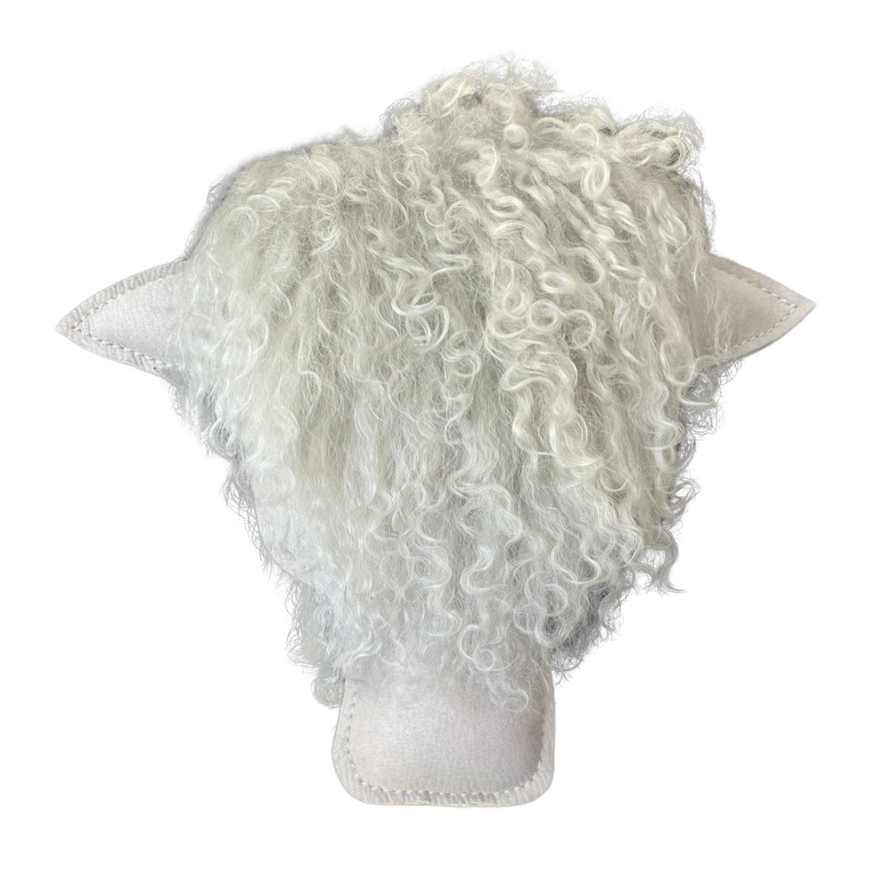 Trophé Bestiole Tête de Yak taille M crème