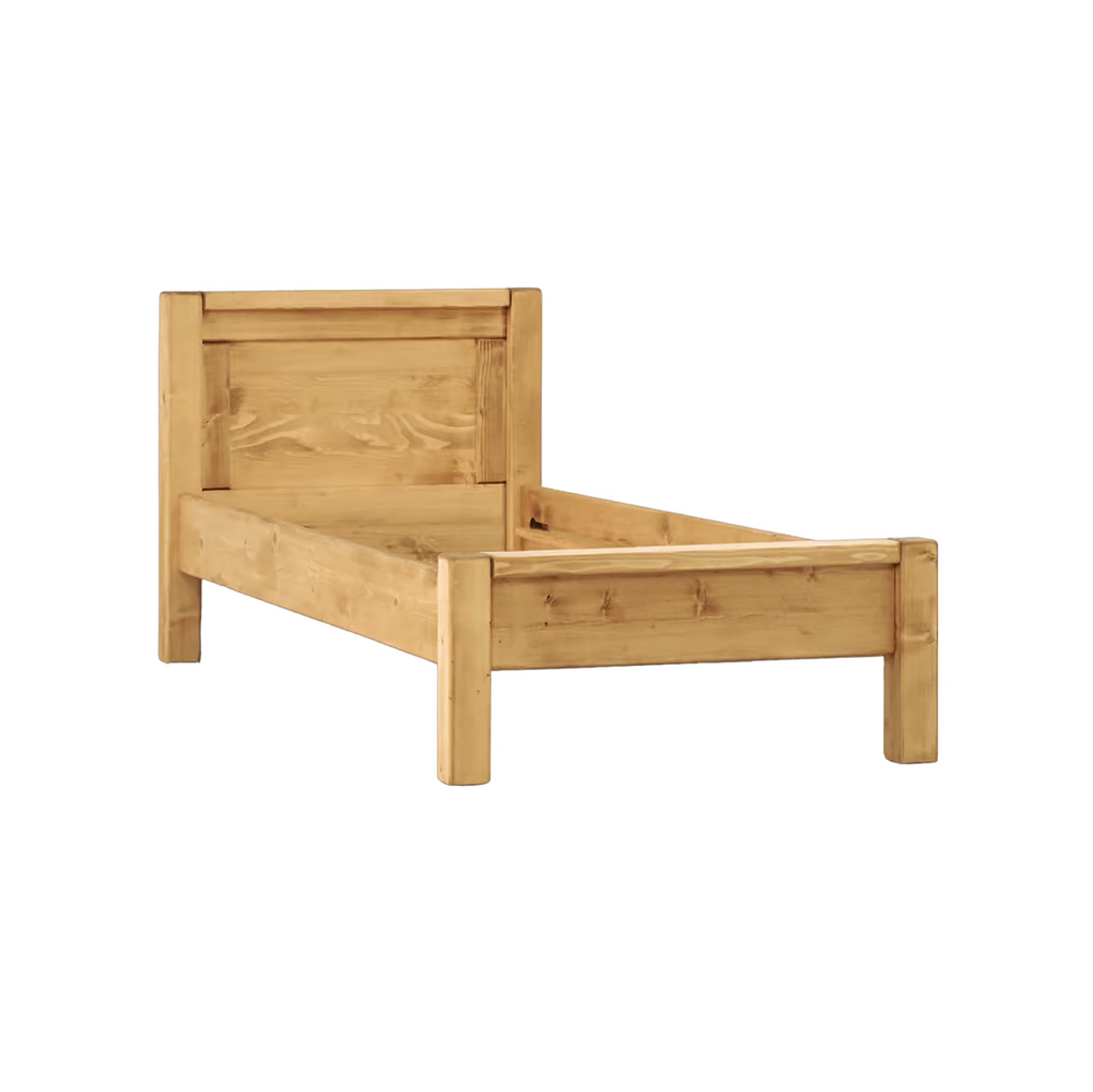 Lit 90 x 190 cm Dibona en bois massif