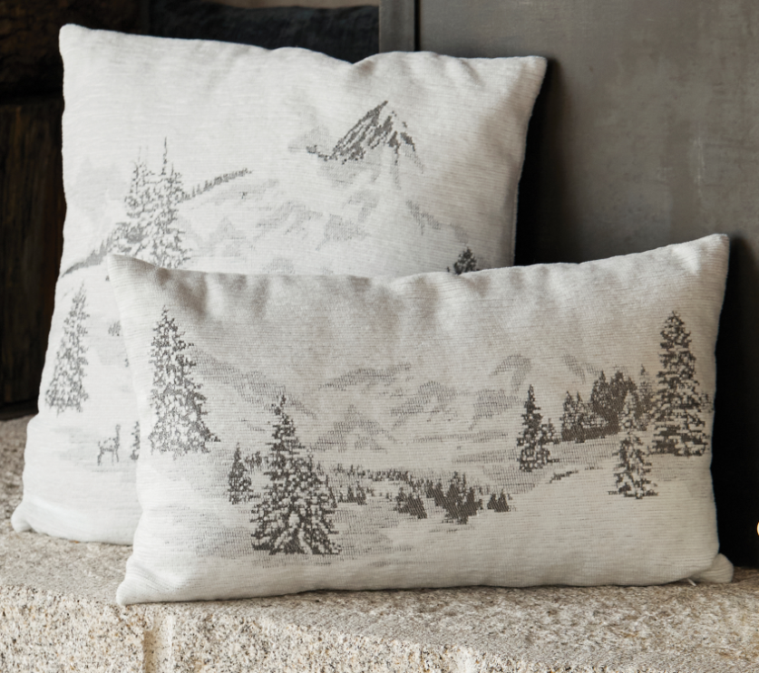 Coussin Neve Gris 30x50cm