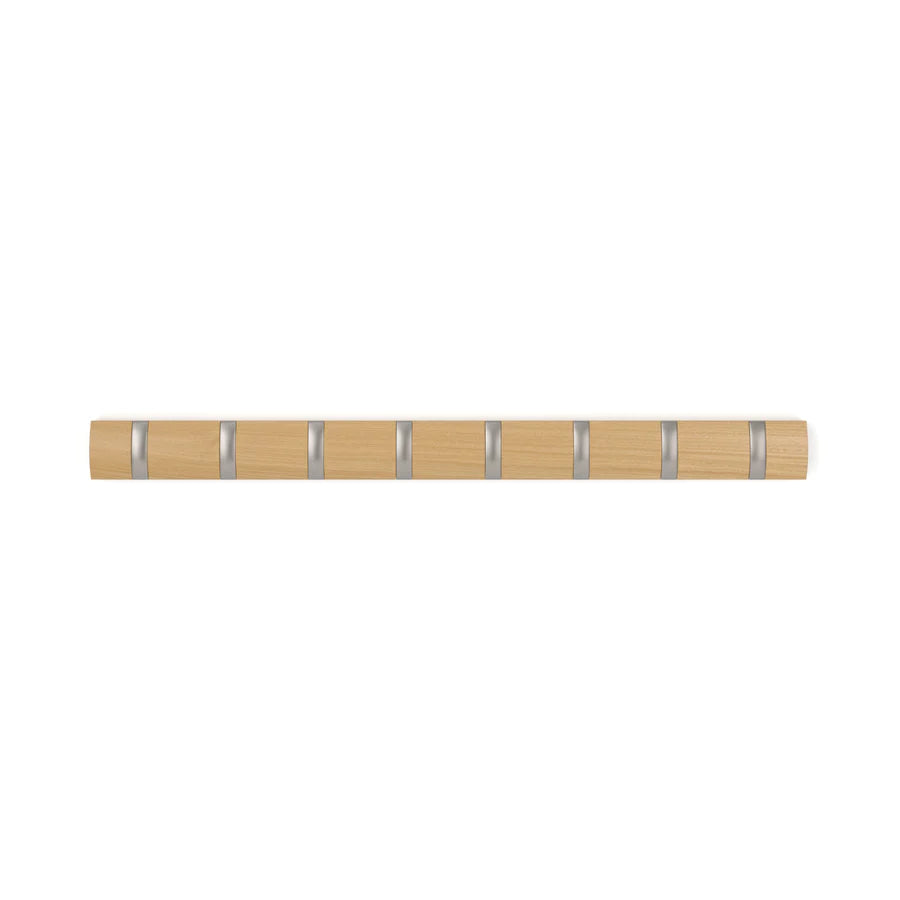 Patère flip 8 crochets