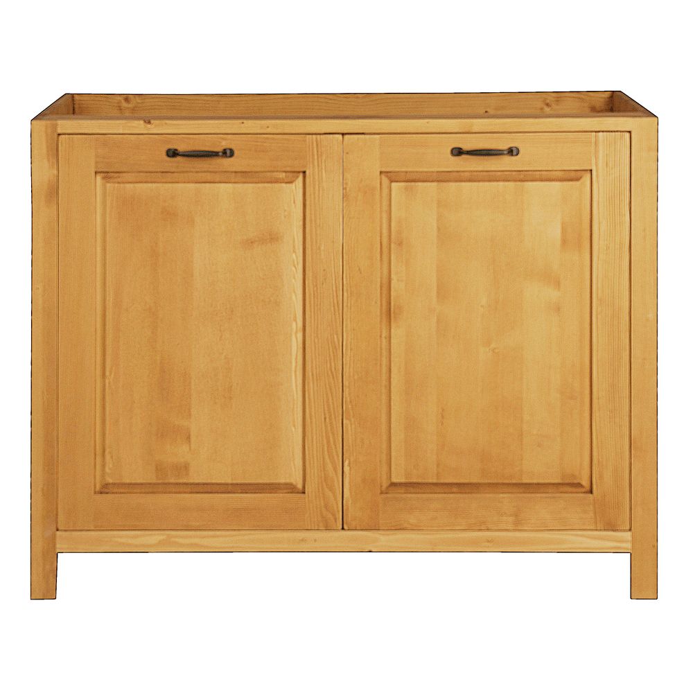 Meuble bas sous évier 120 cm 2 portes ARAVIS