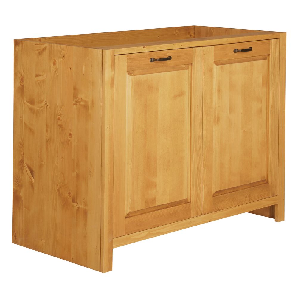 Meuble bas sous évier 120 cm 2 portes ARAVIS