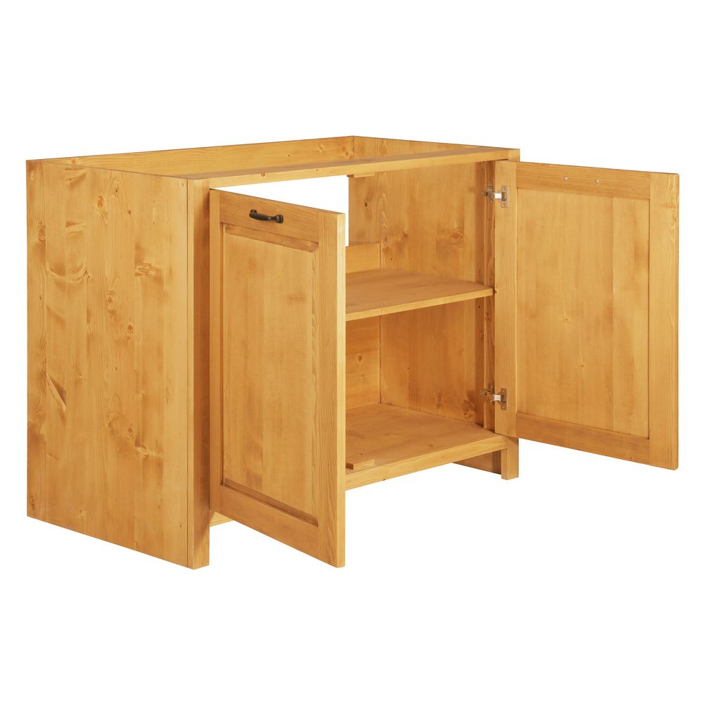 Meuble bas sous évier 120 cm 2 portes ARAVIS