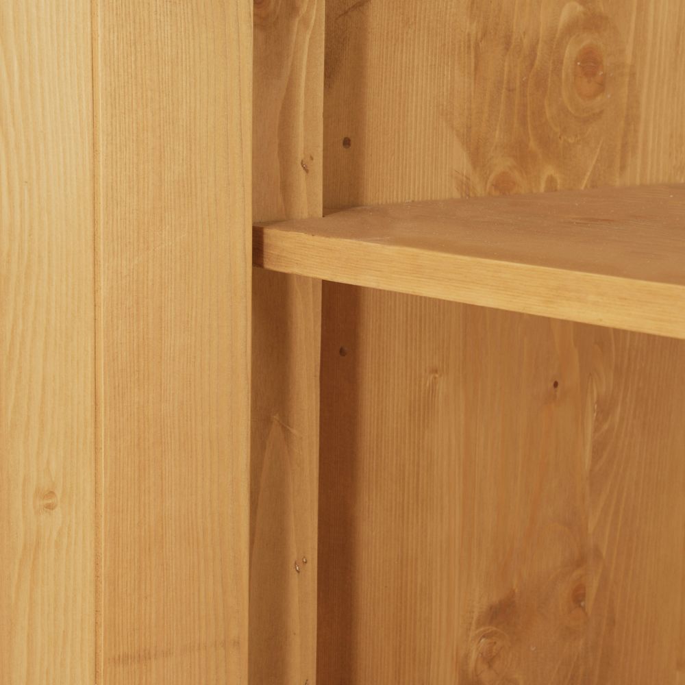 Meuble sous évier pin massif 80 cm 2 portes Aravis