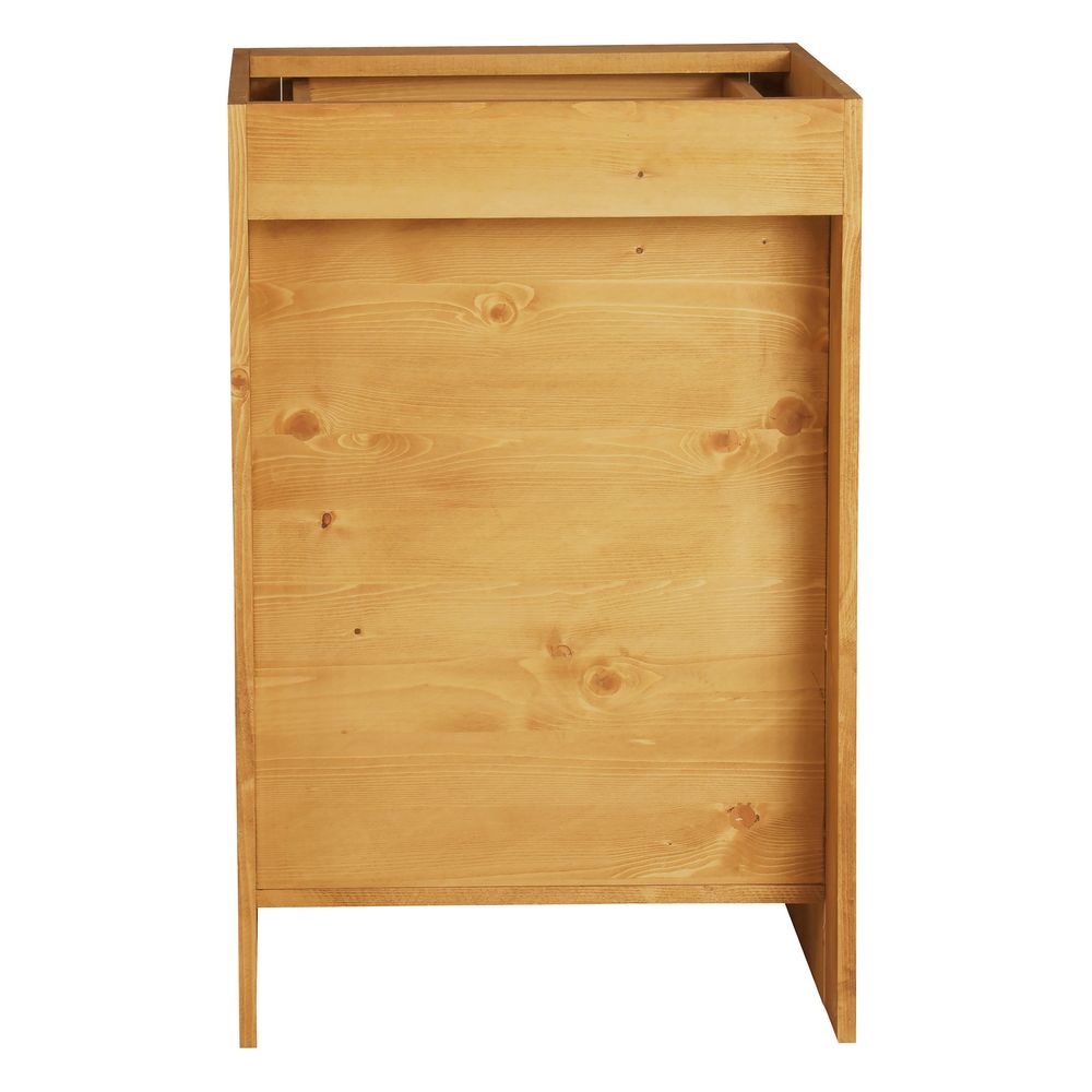 Meuble bas pin massif 60 cm 3 tiroirs ARAVIS