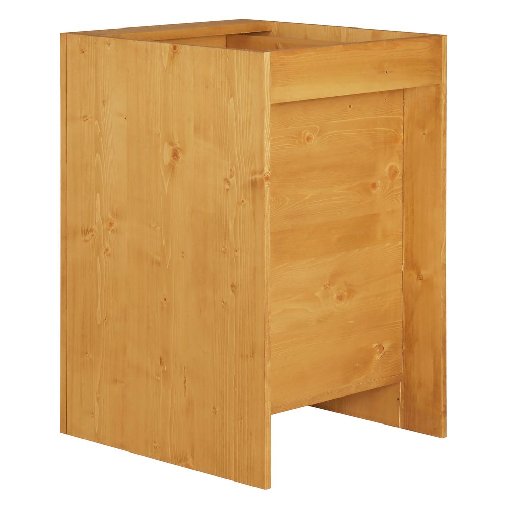 Meuble bas pin massif 60 cm 3 tiroirs ARAVIS