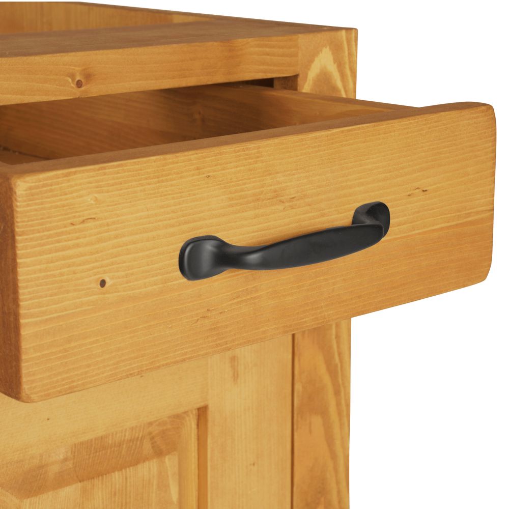 Meuble bas pin massif 60 cm 3 tiroirs ARAVIS