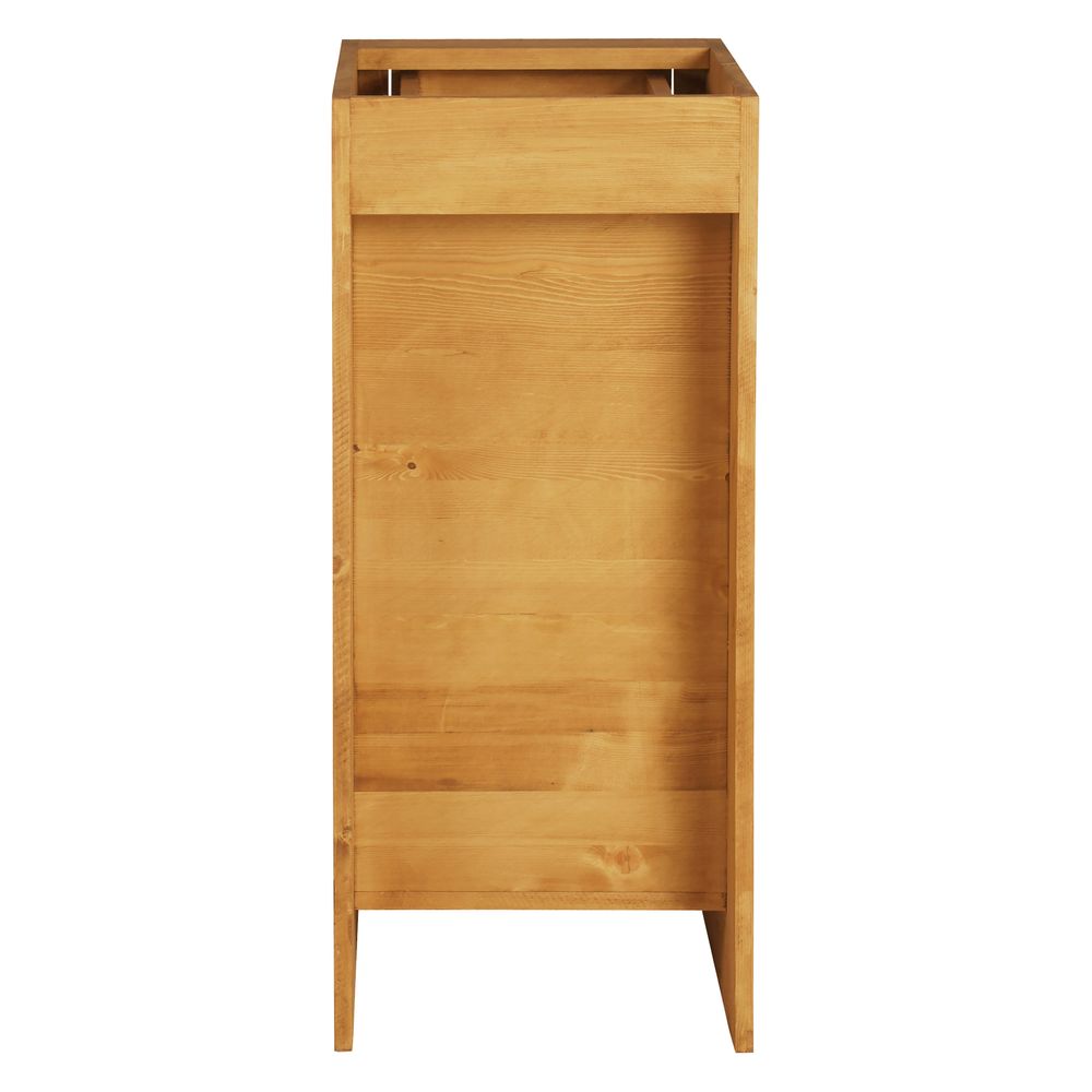 Meuble bas pin massif 40 cm 1 porte ouverture à droite 1 tiroir Aravis