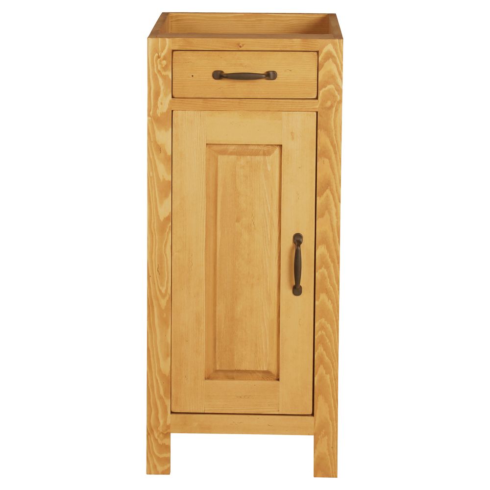 Meuble bas 40 cm 1 porte ouverture gauche, 1 tiroir ARAVIS