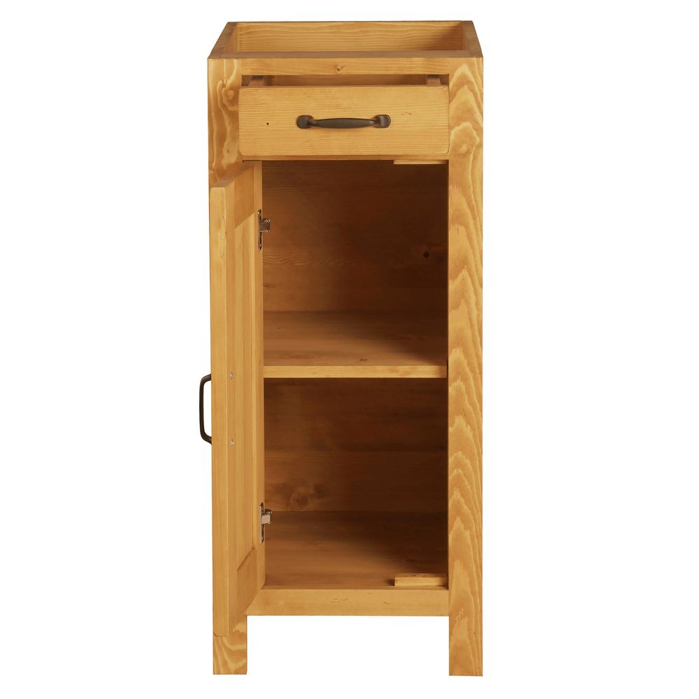 Meuble bas 40 cm 1 porte ouverture gauche, 1 tiroir ARAVIS