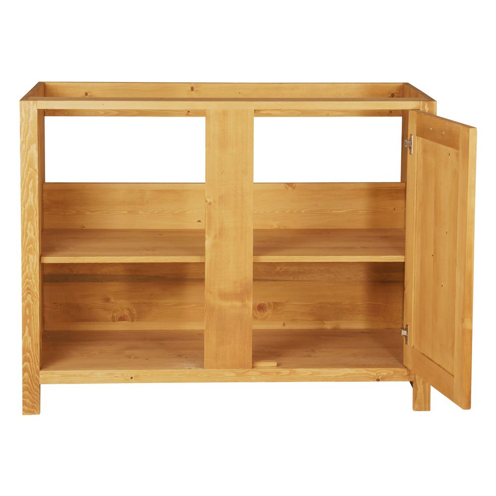 Meuble bas 120 cm angle droite 1 porte ARAVIS