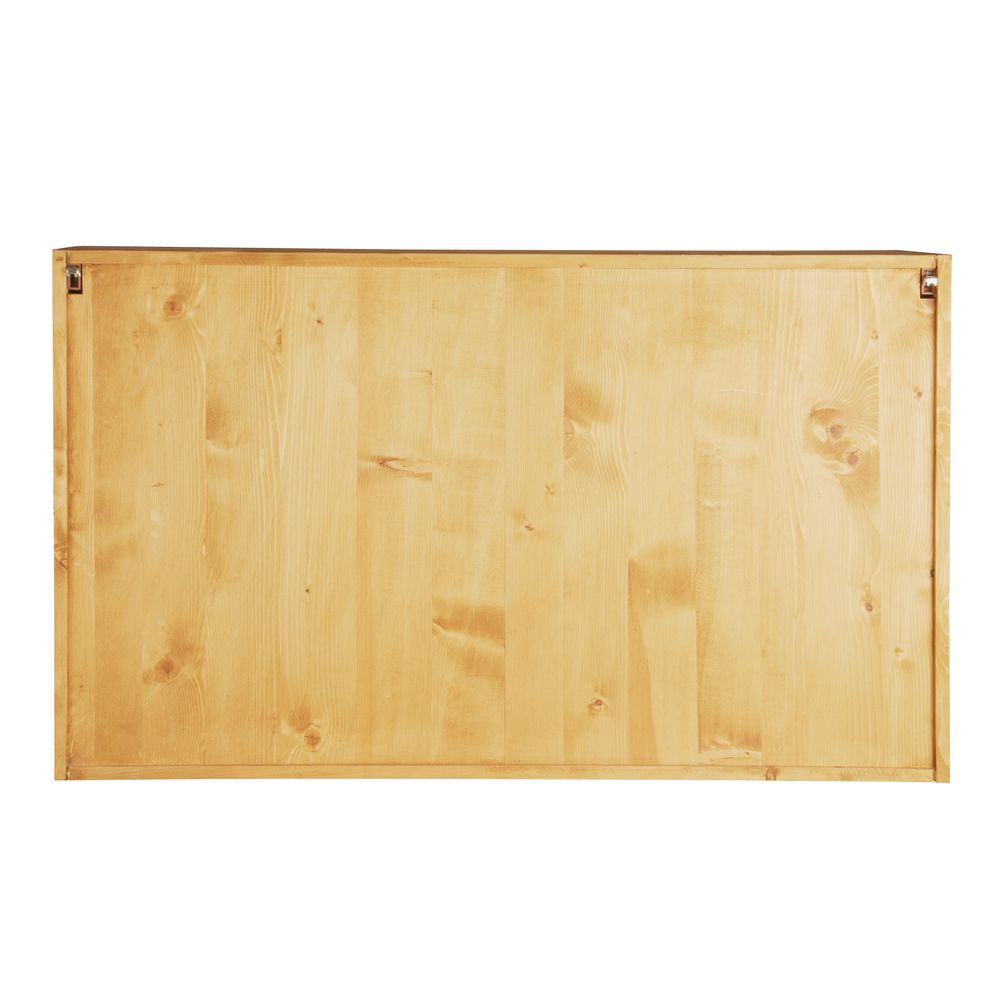 Meuble haut 120 cm 2 portes bois massif ARAVIS
