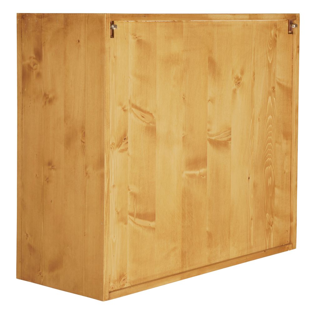 Meuble haut pin massif 80 cm 2 portes Aravis