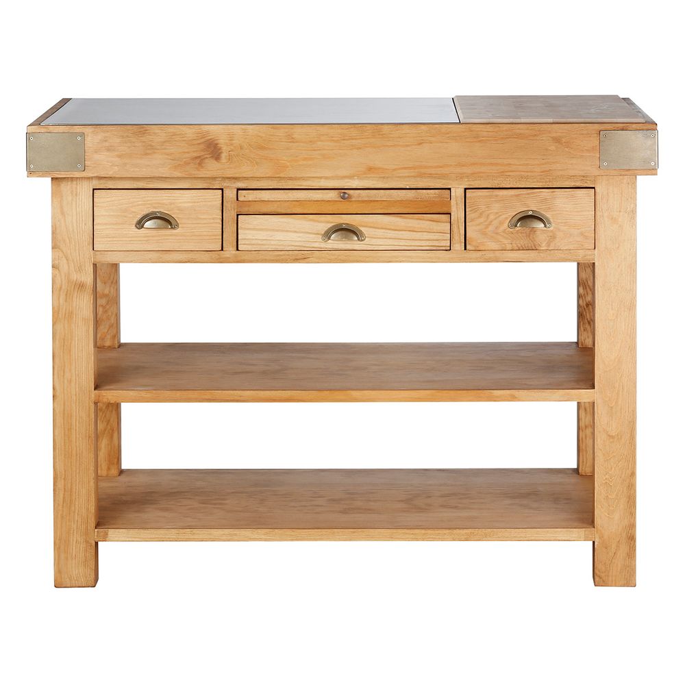 Billot de cuisine en pin massif Région