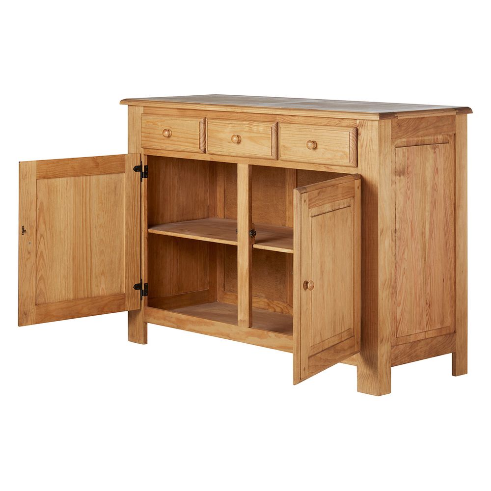 Enfilade en pin 2 portes 3 tiroirs Avoriaz