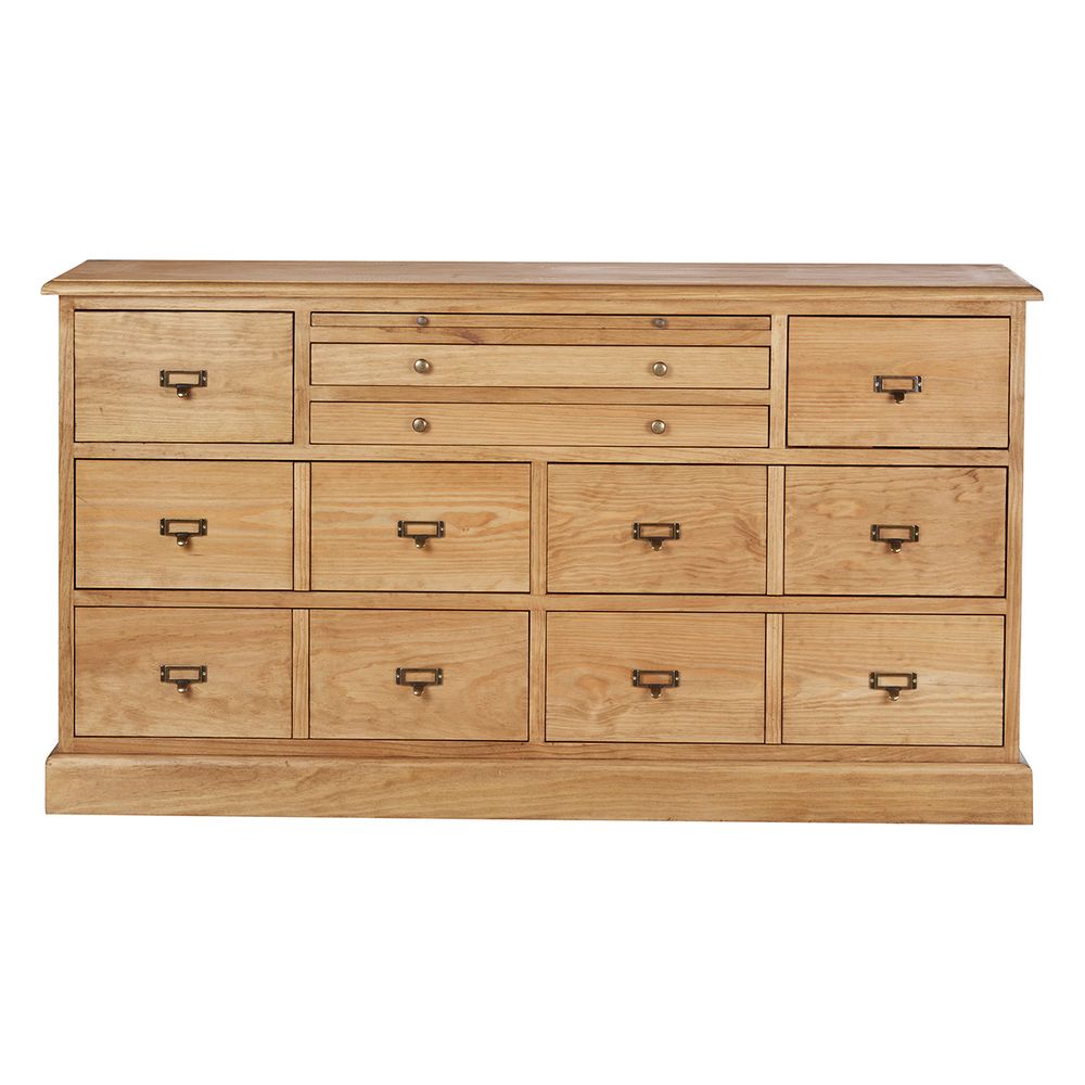 Meuble métier de rangement en pin Avoriaz