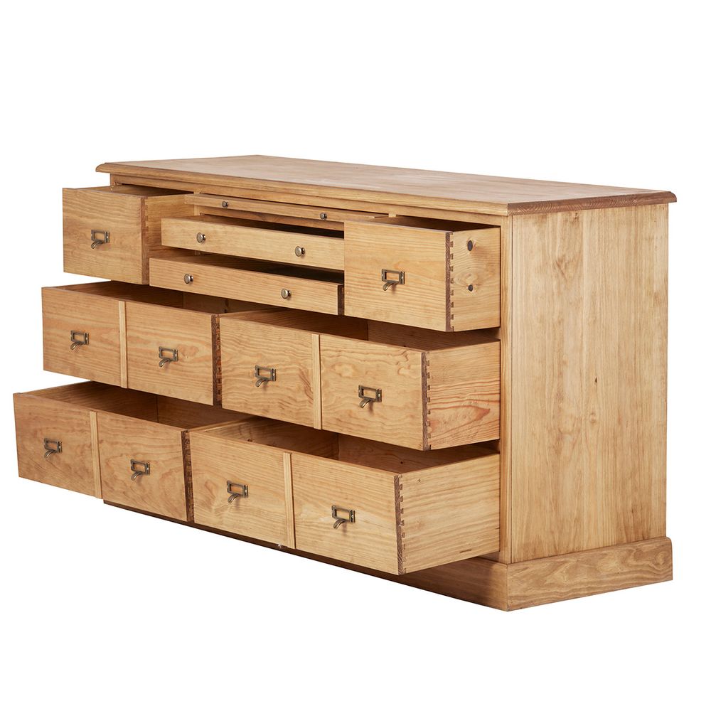 Meuble métier de rangement en pin Avoriaz