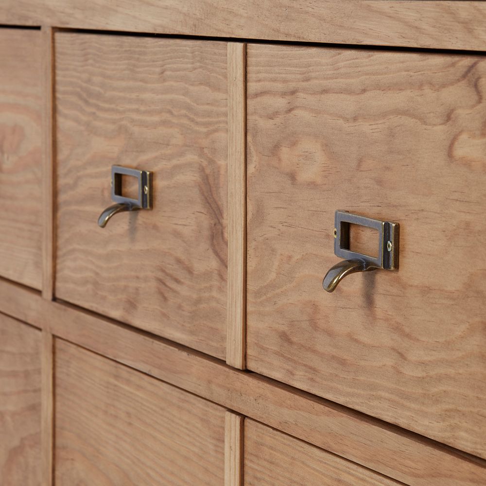 Meuble métier de rangement en pin Avoriaz