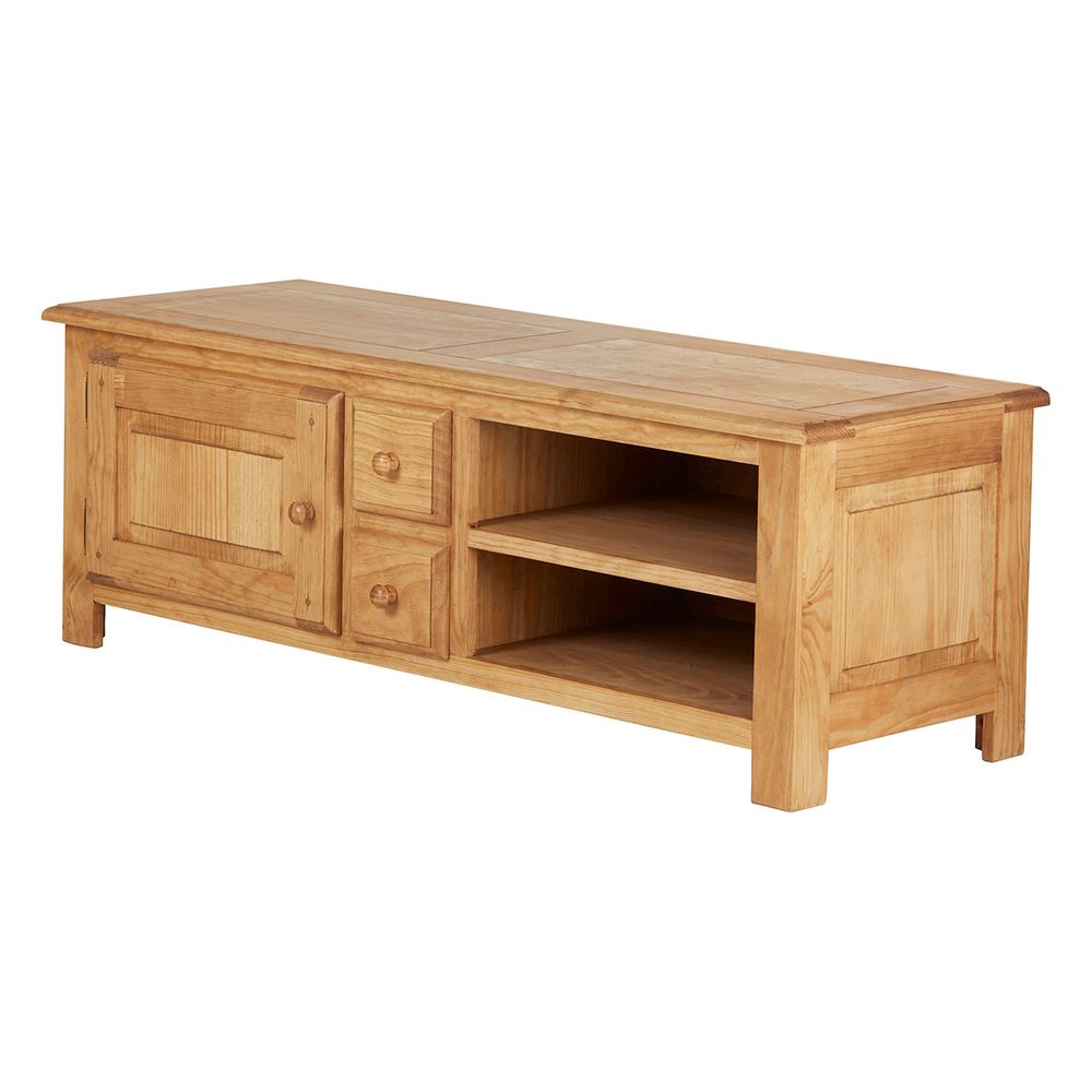 Meuble TV en bois pin massif 145 cm - Avoriaz