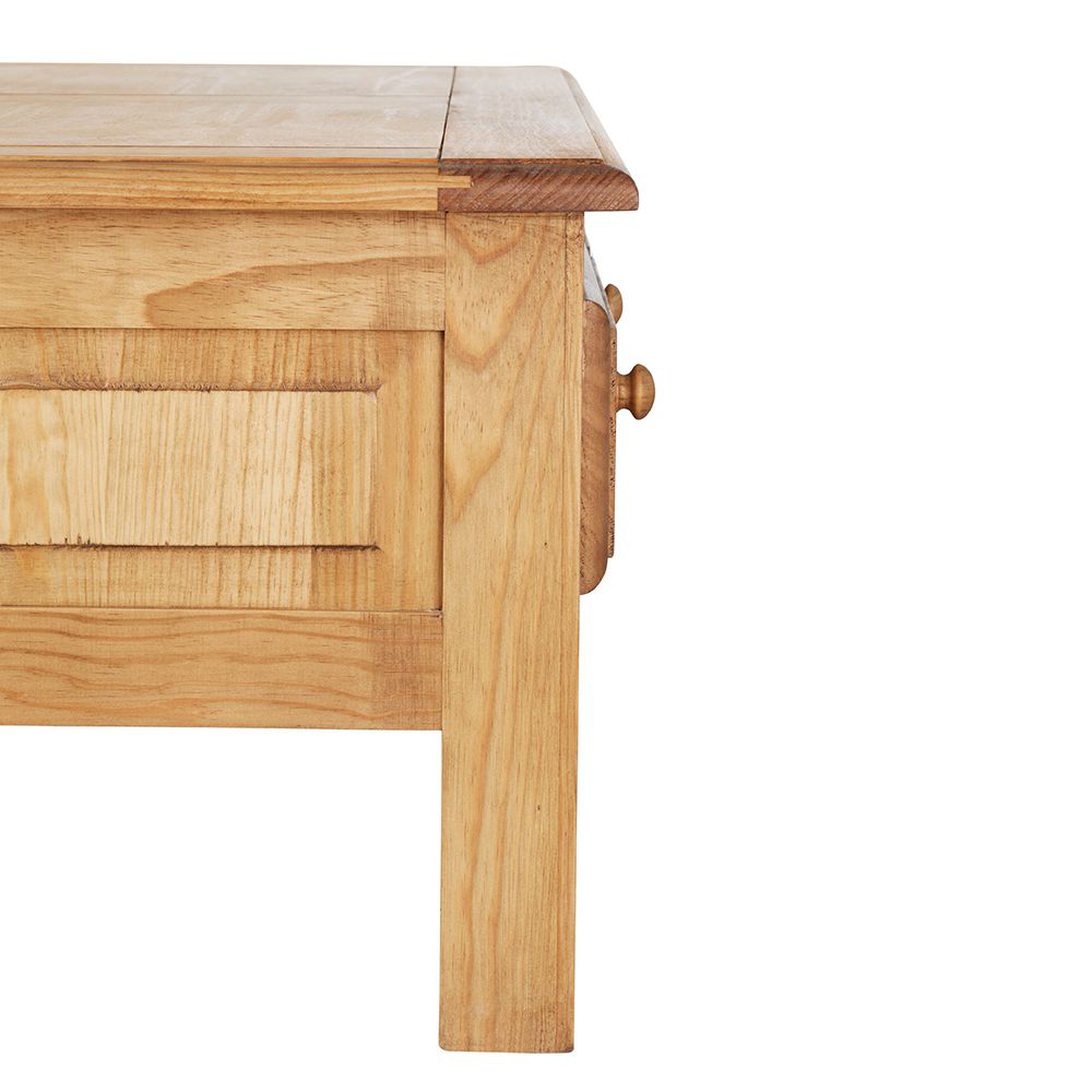 Table basse pin massif 115cm Avoriaz