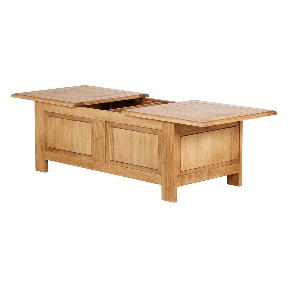 Table basse pin massif 130cm Avoriaz