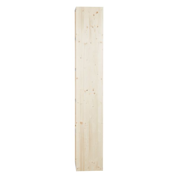 Cube de rangement pin brut 5 niches