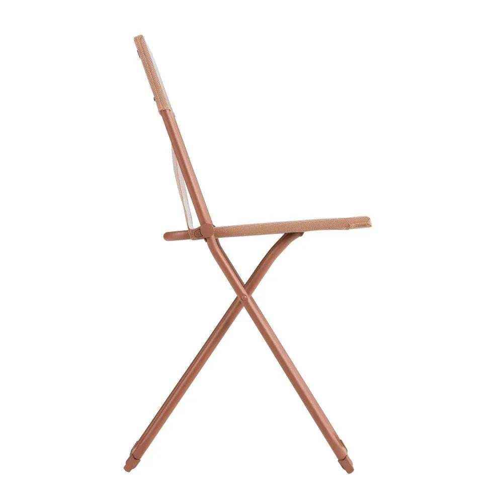 Chaise pliante ultra-compacte Balcony Batyline® Iso Orange Canyon tube Canyon