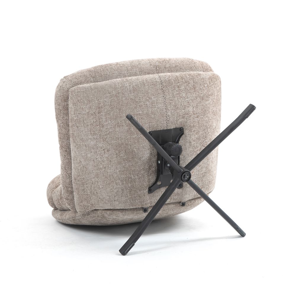 Fauteuil inclinable pivotant sable