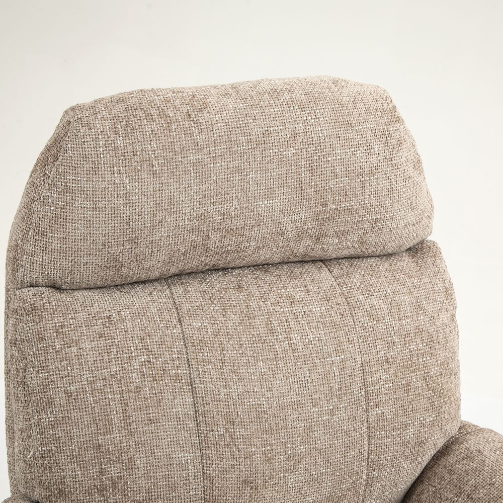 Fauteuil inclinable pivotant sable