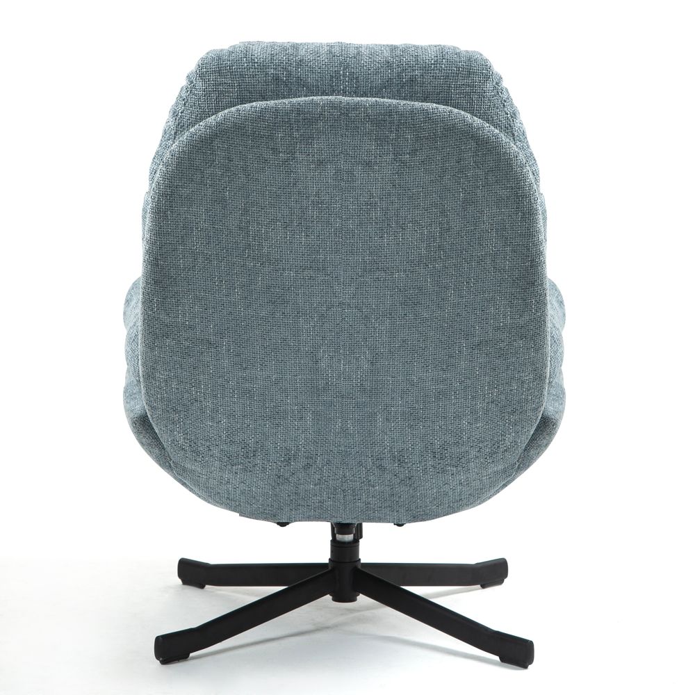 Fauteuil inclinable pivotant bleu clair