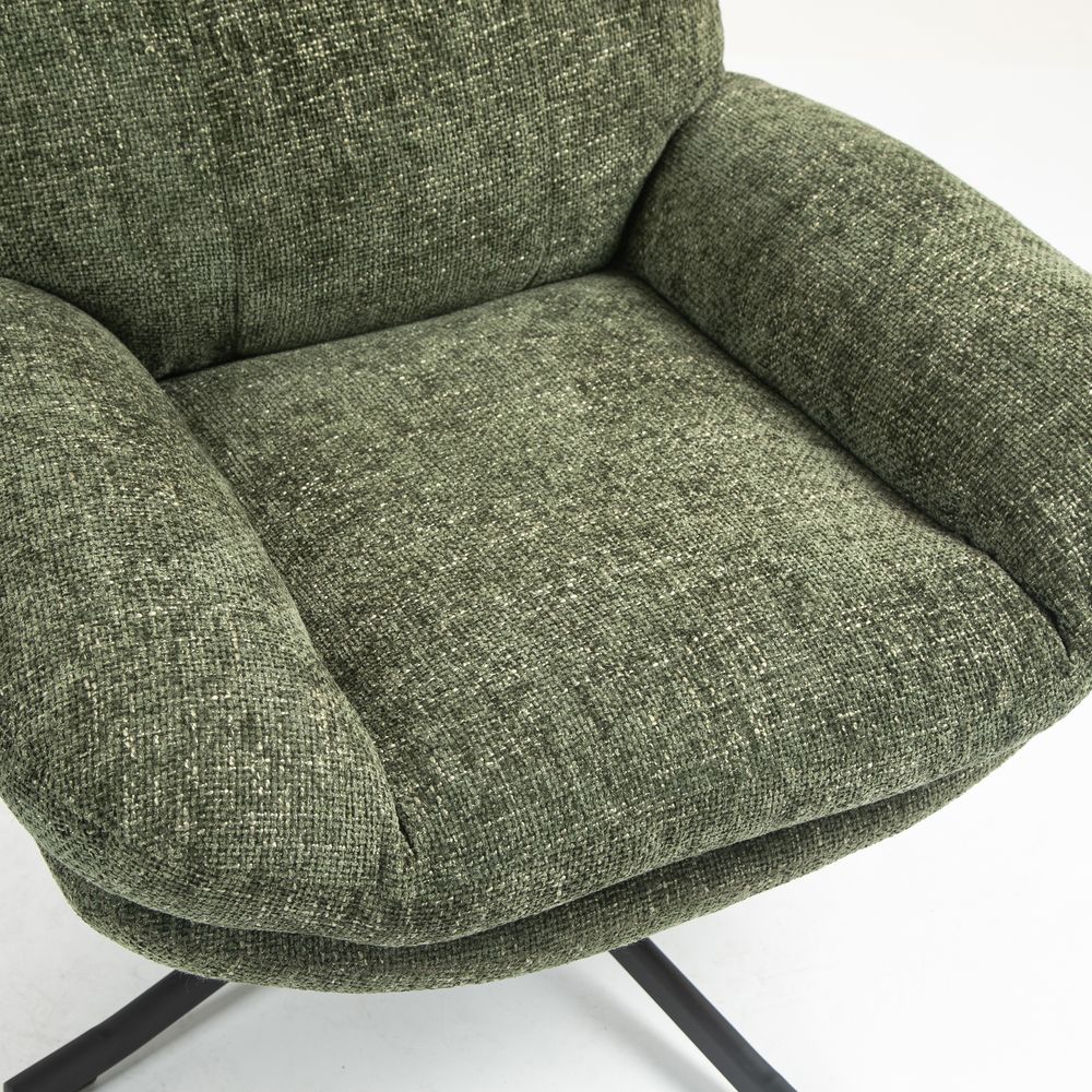 Fauteuil inclinable pivotant vert