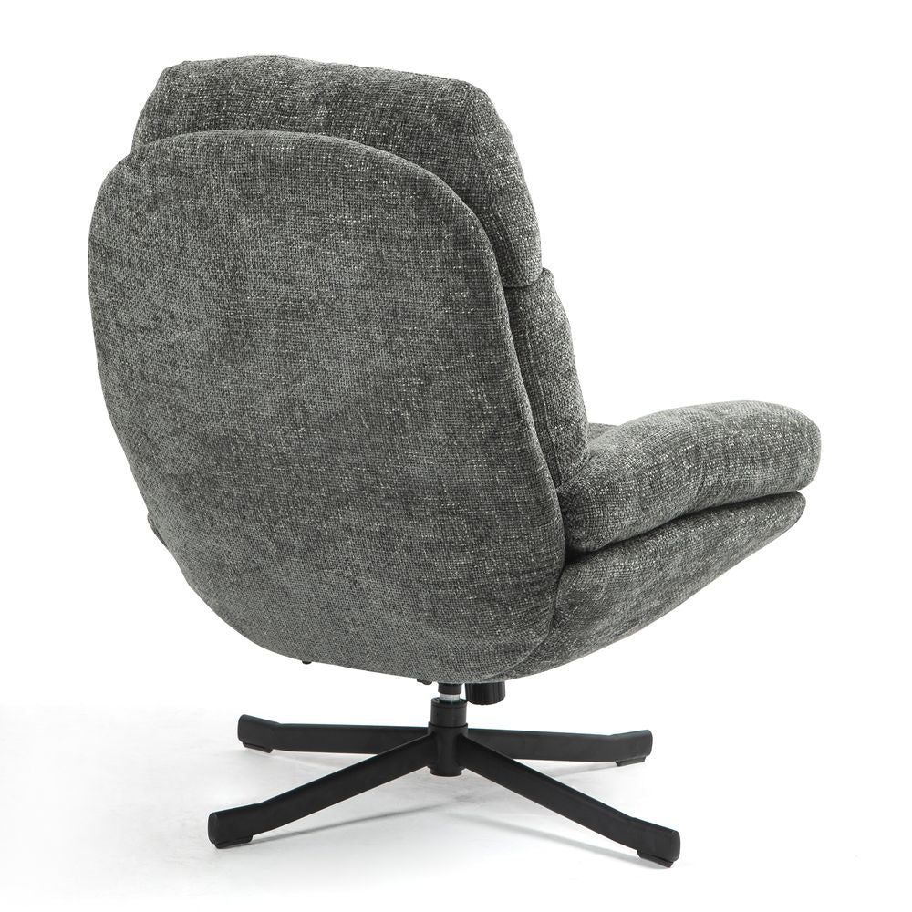 Fauteuil inclinable pivotant gris