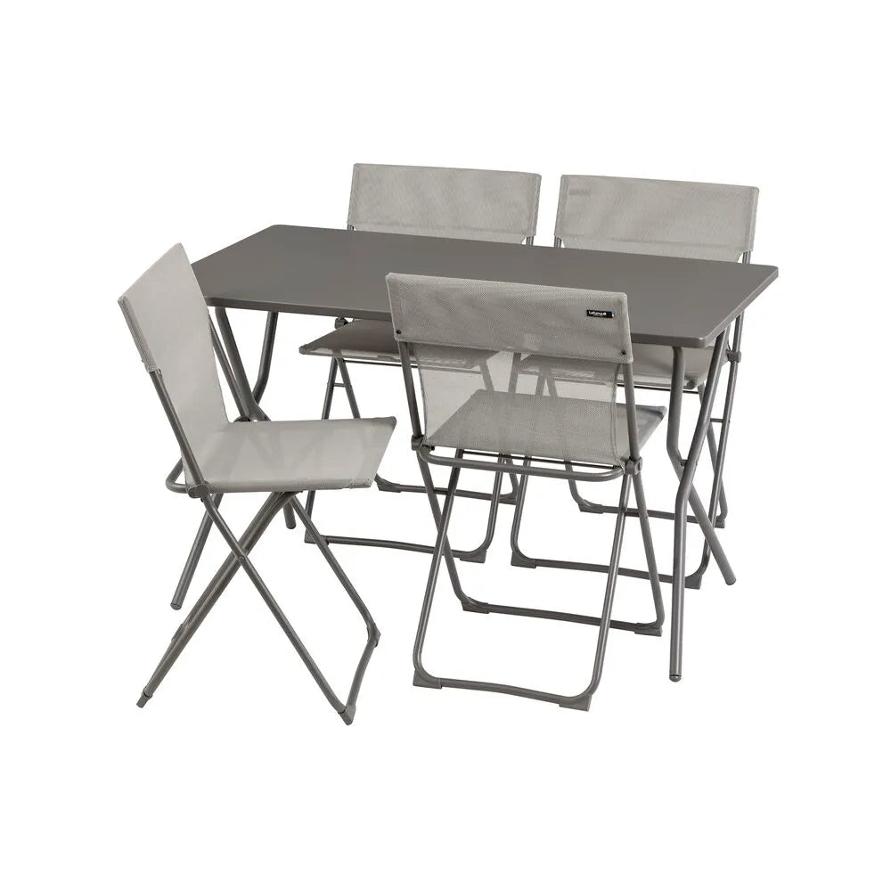 Table rectangle Balcony Acier Gris Titane